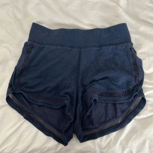 Navy athleta lounge shorts